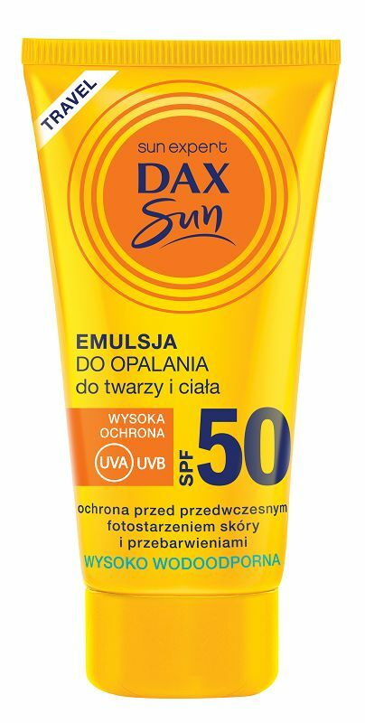 Dax Sun Mini Travel SPF50+ - emulsja do opalania twarzy i ciała 50ml