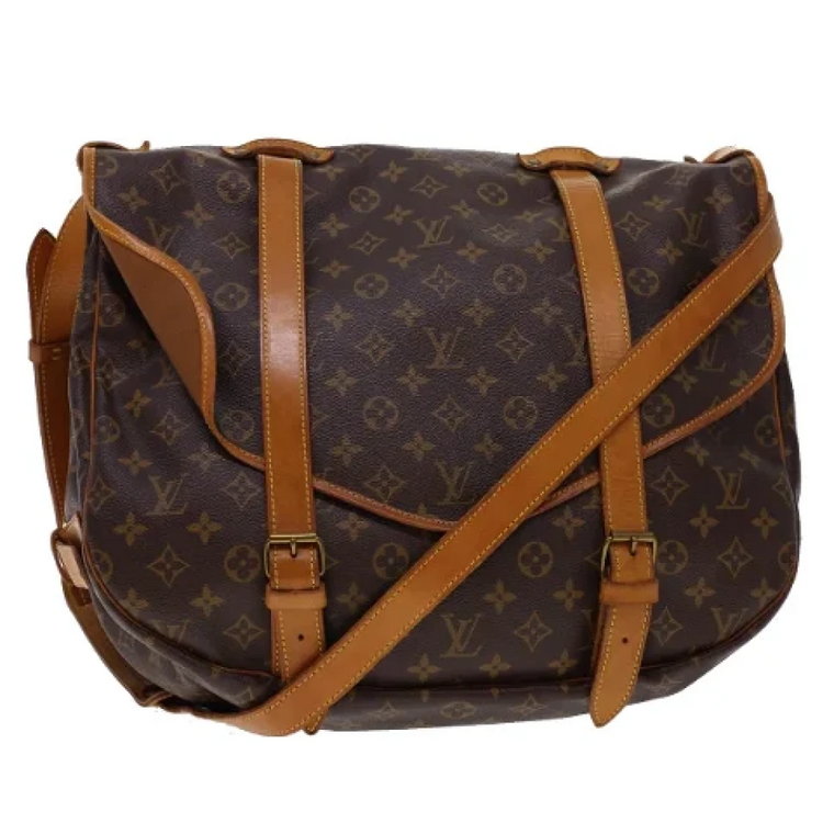 Używana torba na ramię z płótna Louis Vuitton Vintage