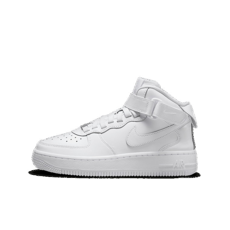 Buty dla dużych dzieci Nike Air Force 1 Mid EasyOn - Biel