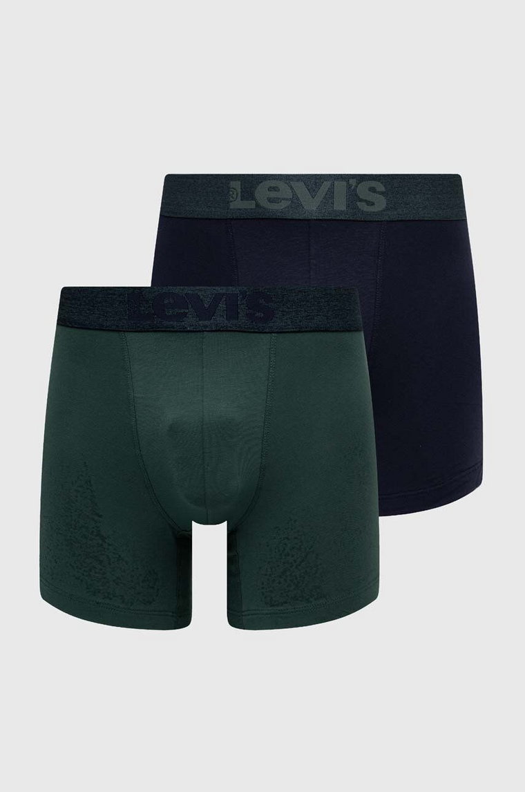 Levi's bokserki 2-pack męskie kolor zielony