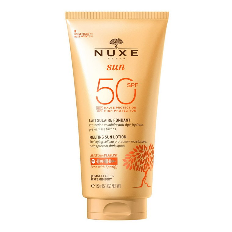 Nuxe Sun - Mleczko do opalania twarzy i ciała SPF50 150ml