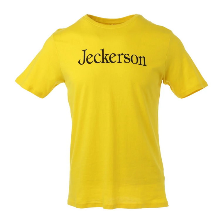Żółta koszulka z nadrukiem Jeckerson