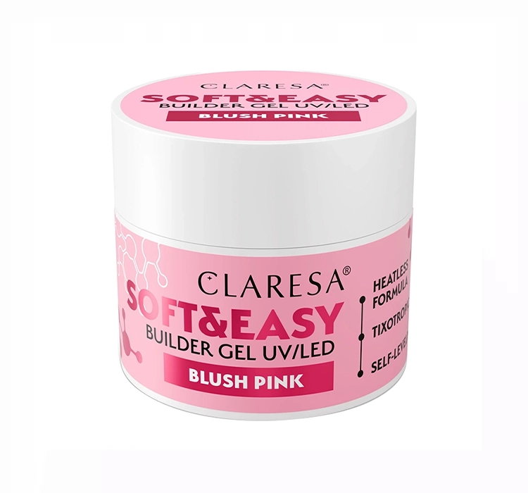 Claresa Soft & Easy żel budujący Blush Pink 45g