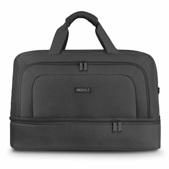 Redolz Essentials 12 Torba podróżna Weekender 50 cm z dołączaną przegrodą dolną black