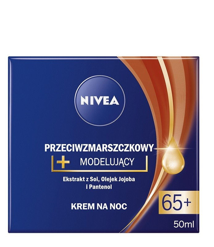 Nivea Przeciwzmarszczkowy + Modelujący SPF30 65+ - krem do twarzy na noc 50ml