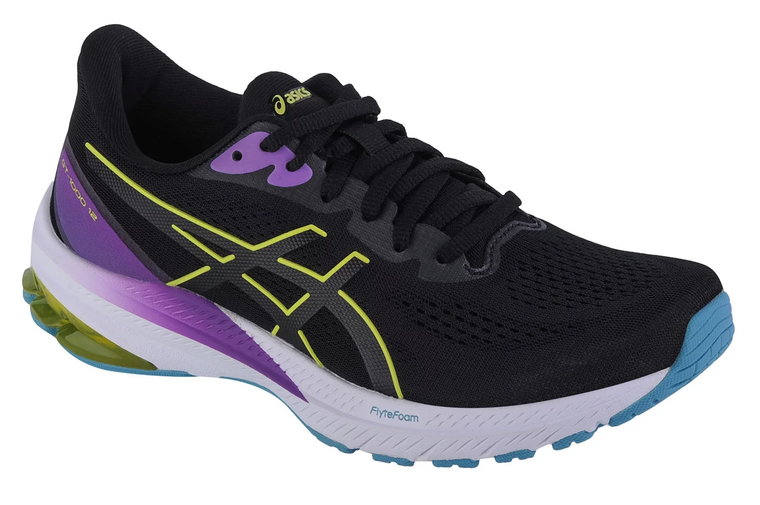 ASICS GT-1000 12 1012B450-002, Damskie, Czarne, buty do biegania, tkanina, rozmiar: 37