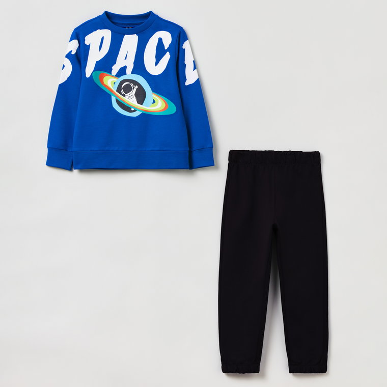 Komplet (bluza + spodnie) dla dzieci OVS Jogging Set Limoges 1816221 116 cm Niebieski (8056781485859). Komplety chłopięce