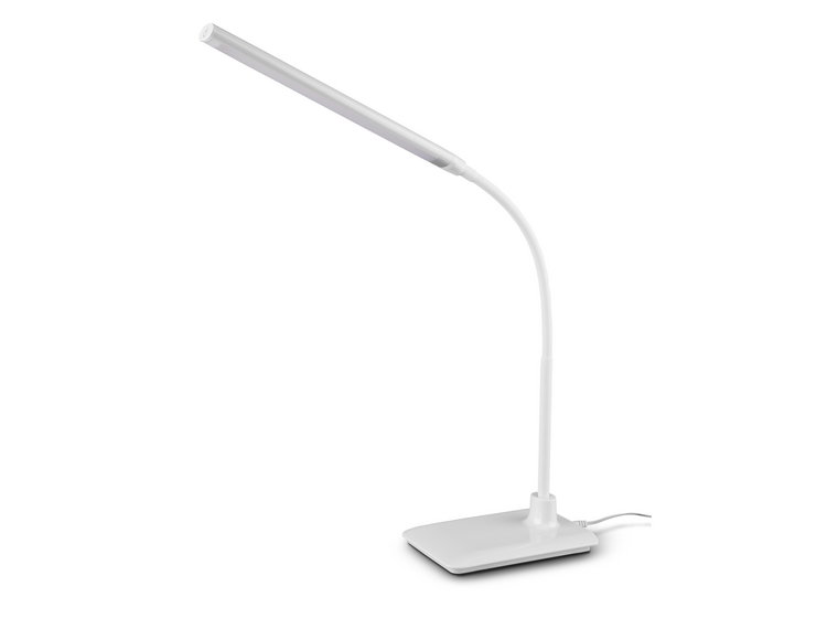 LIVARNO home Lampa stołowa LED, 4 stopnie ściemniania (Biały)