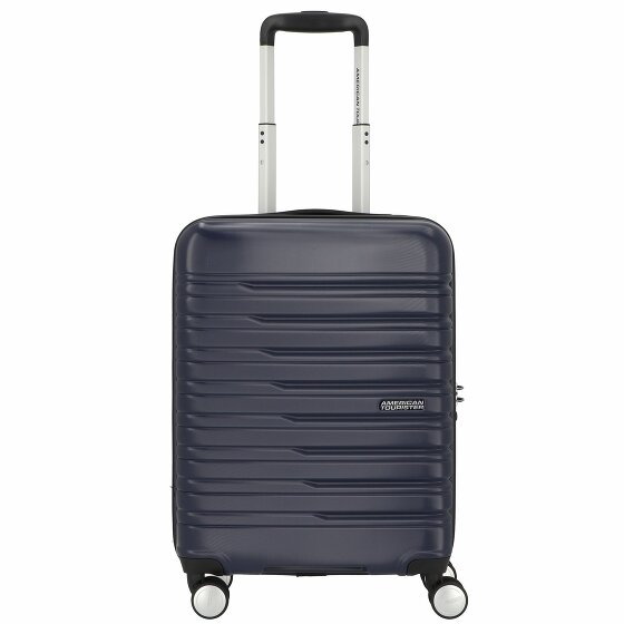 American Tourister Flashline 4 kółka Walizka kabinowy 55 cm ink blue