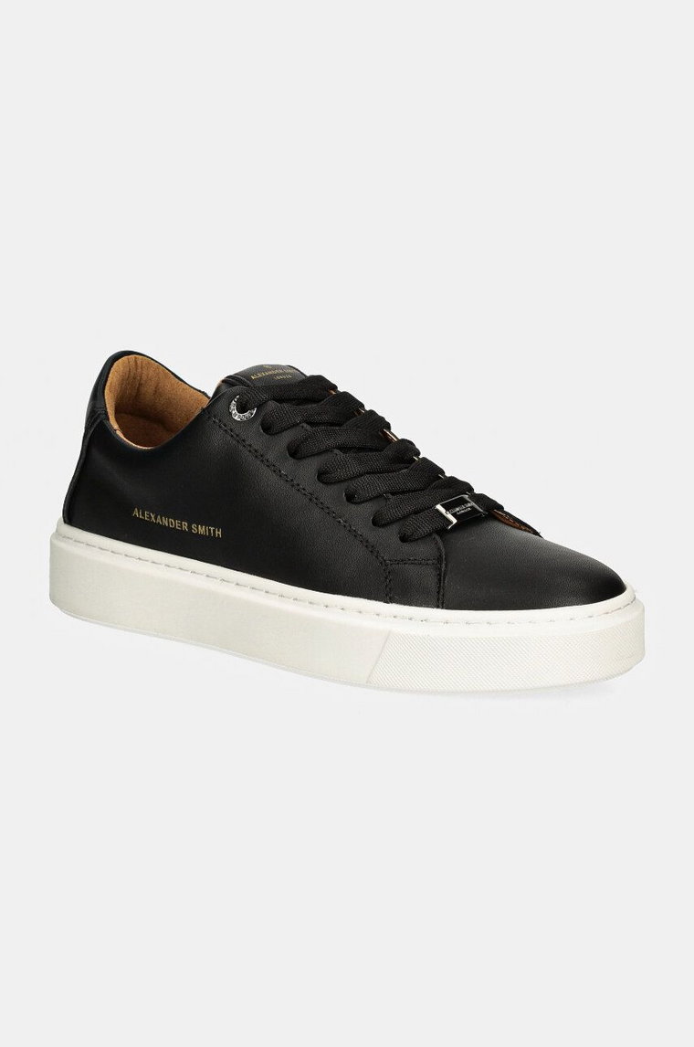 Alexander Smith sneakersy skórzane London kolor czarny ALBALDM9012BLK