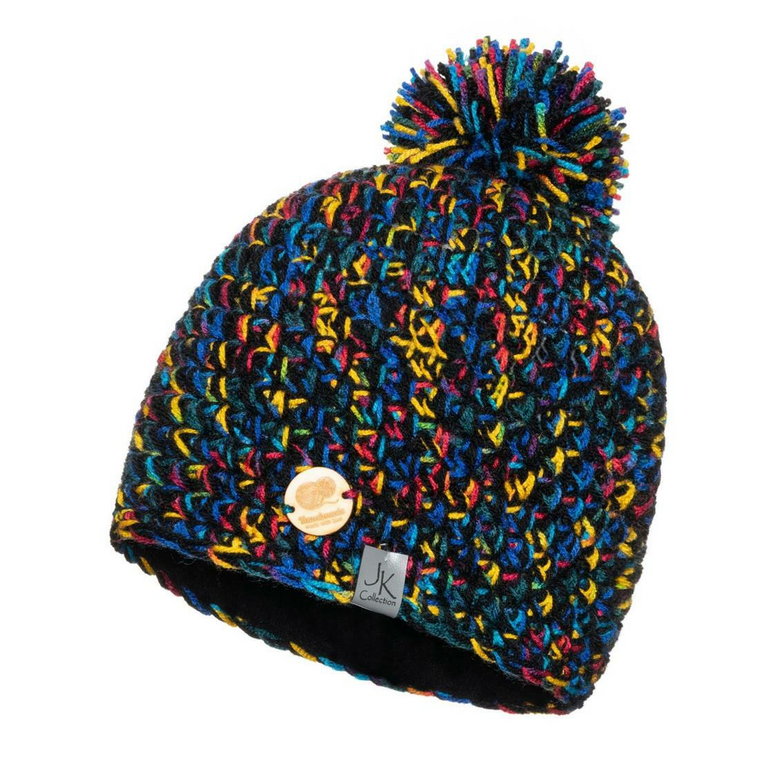 Naturalna czapka zimowa Handmade