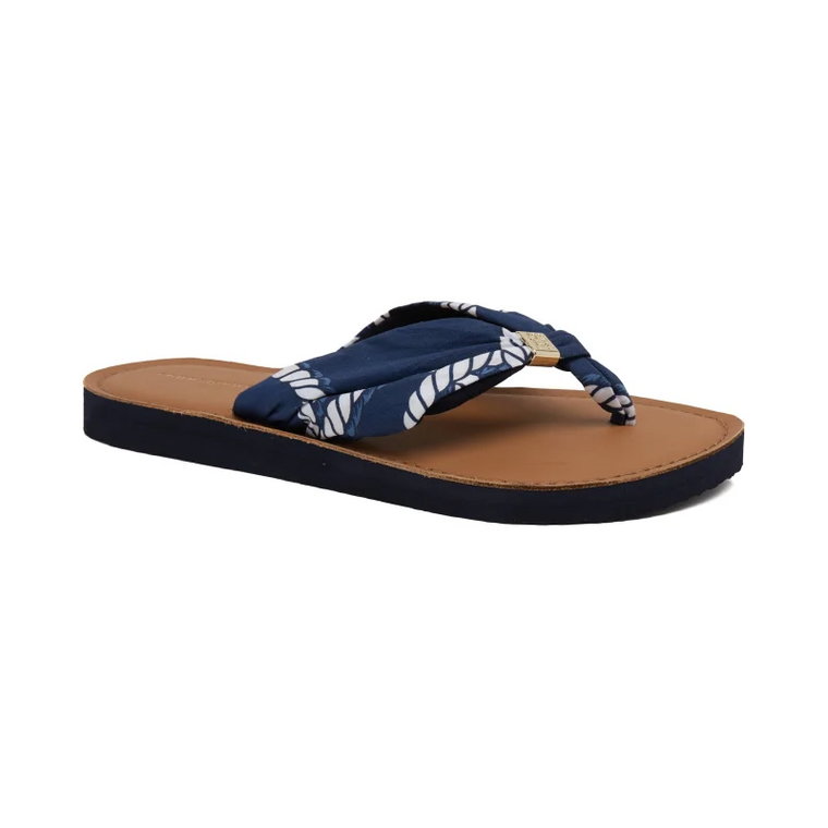 Tommy Hilfiger Japonki TH ELEVATED BEACH SANDAL PRINT