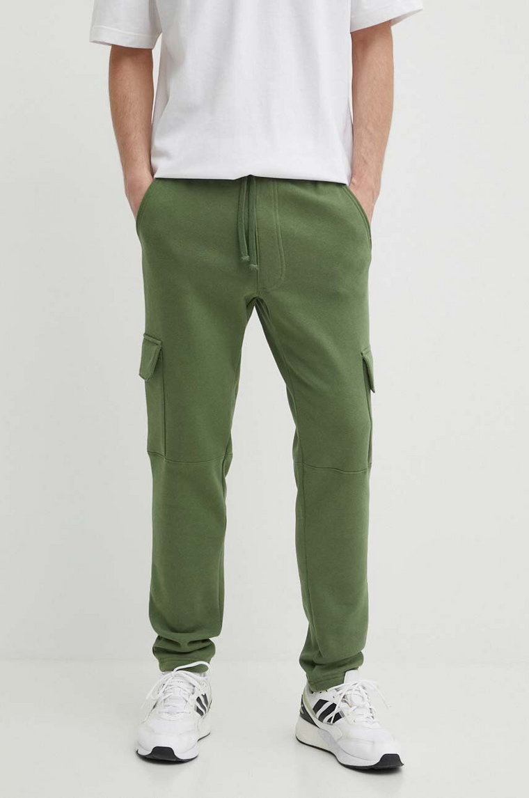 Columbia spodnie dresowe Trek kolor zielony gładkie 2054462