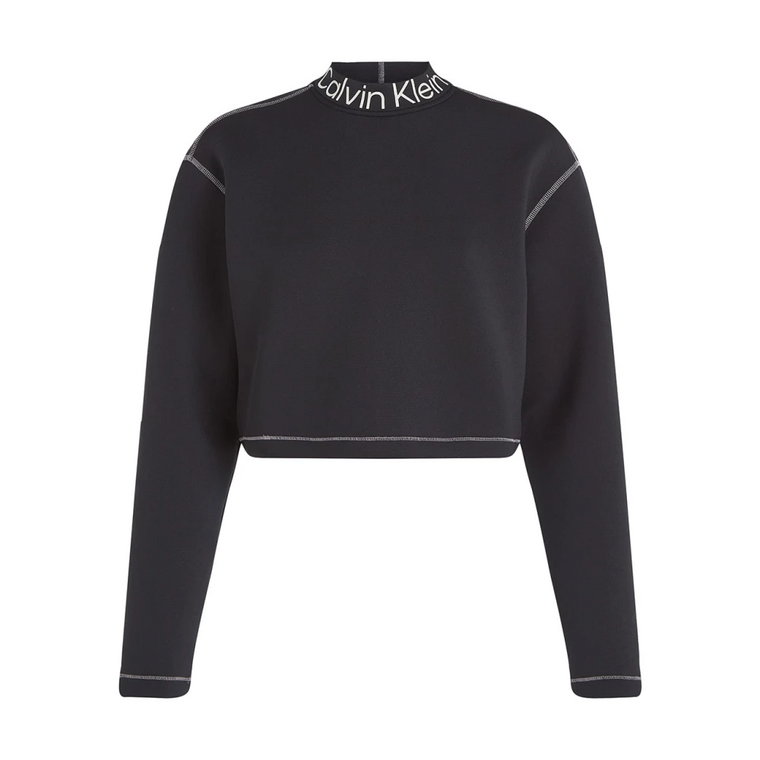 Nowoczesna elegancja z krótkimi swetrami Calvin Klein