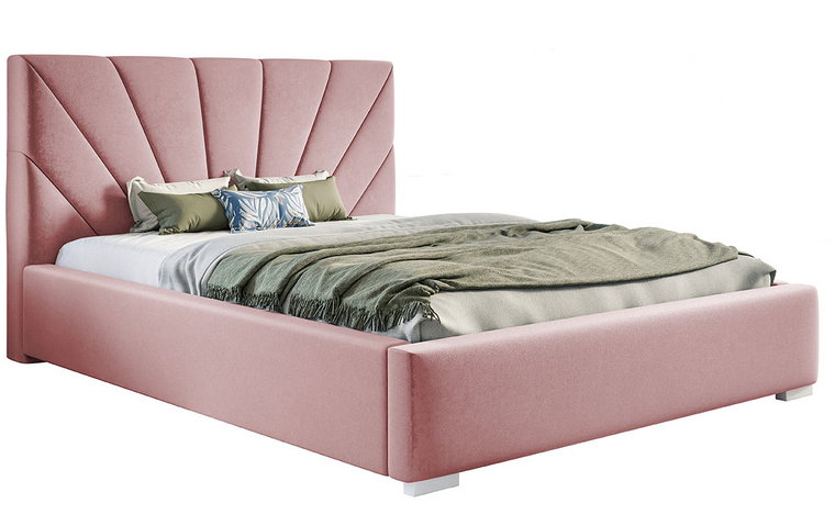 Pojedyncze łóżko tapicerowane 120x200 Rayon 3X - 36 kolorów