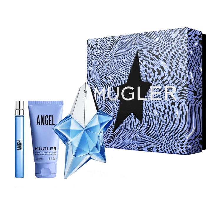 MUGLER ANGEL WODA PERFUMOWANA SPRAY 50ML + 10ML + BALSAM 50ML