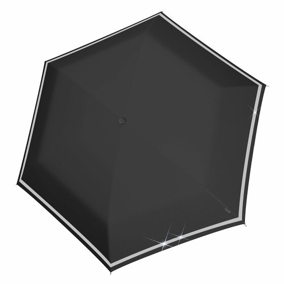 Knirps Rookie Kieszonkowy parasol 22 cm black reflective