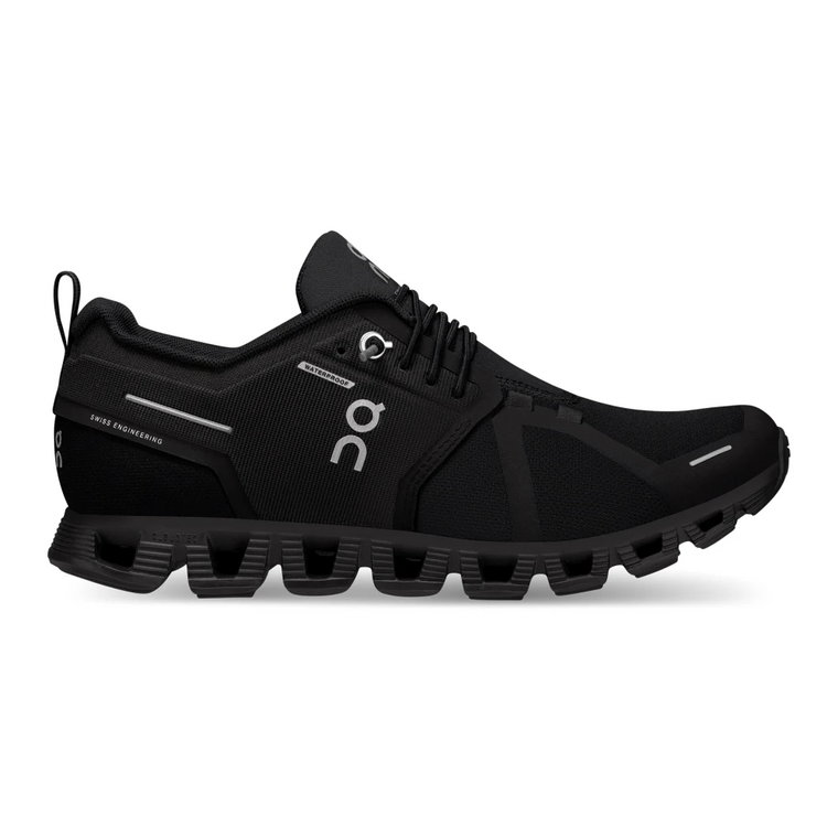 Czarne Sneakersy z Regularnym Fasonem On Running