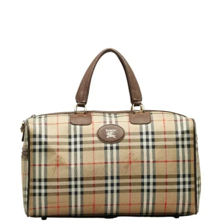 Pre-owned Canvas travel-bags Burberry Vintage