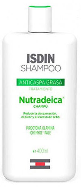 Szampon przeciwłupieżowy Isdin Nutradeica Fat Dandruff Shampoo 400 ml (8470001899064). Szampony