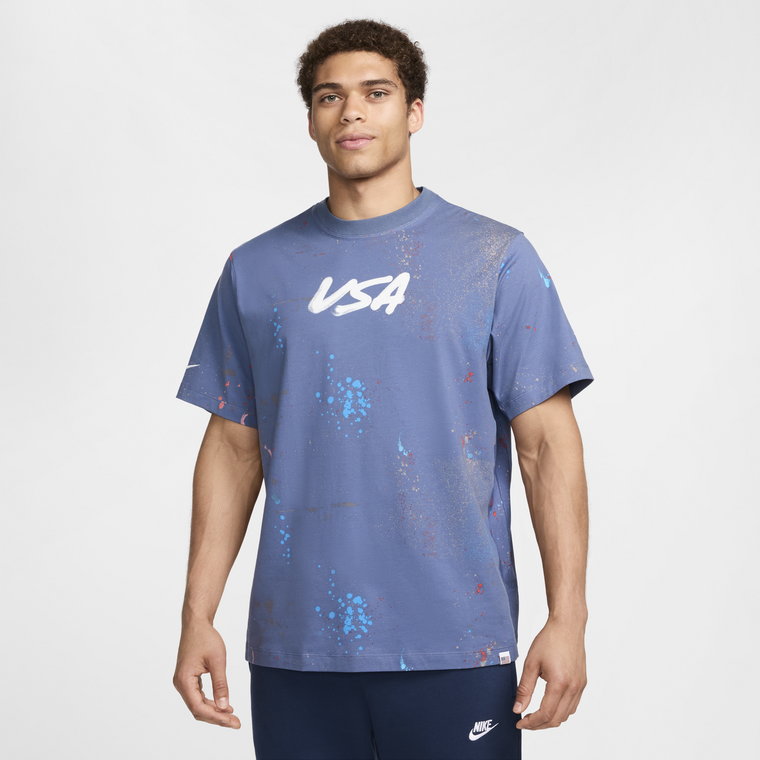 Męska koszulka z krótkim rękawem Nike Dri-FIT ADV Breaking USA - Niebieski