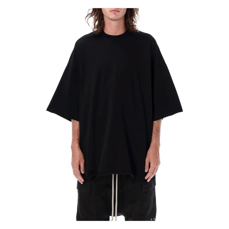 Czarna Koszulka Tommy - Oversize Rick Owens