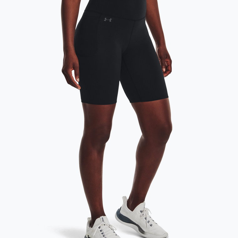 Spodenki treningowe damskie Under Armour Motion Bike Short black/jet gray