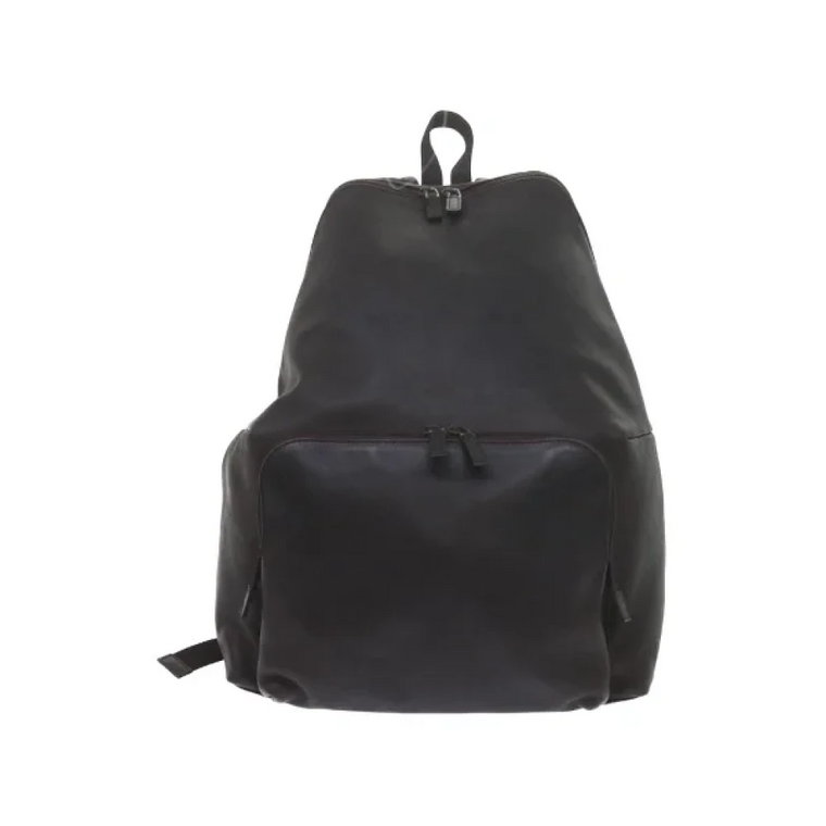 Pre-owned Leather backpacks Gucci Vintage