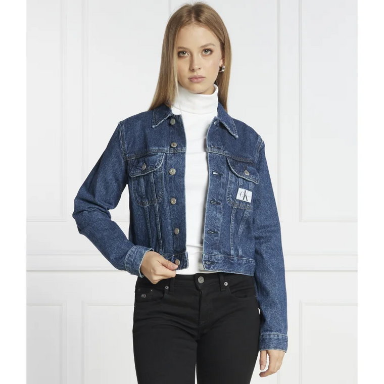 CALVIN KLEIN JEANS Kurtka jeansowa | Cropped Fit