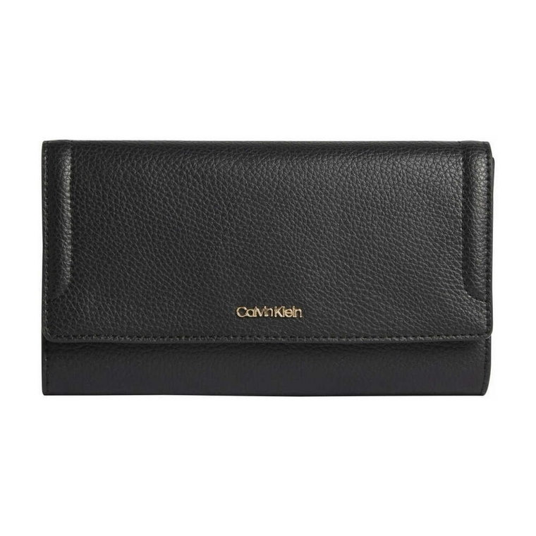 ck elevated trifold lg wallets Calvin Klein