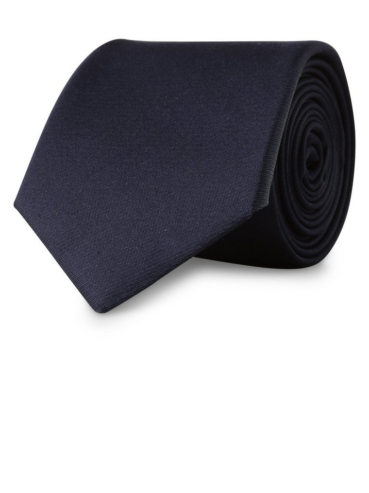 Olymp Level Five - Krawat jedwabny męski, niebieski