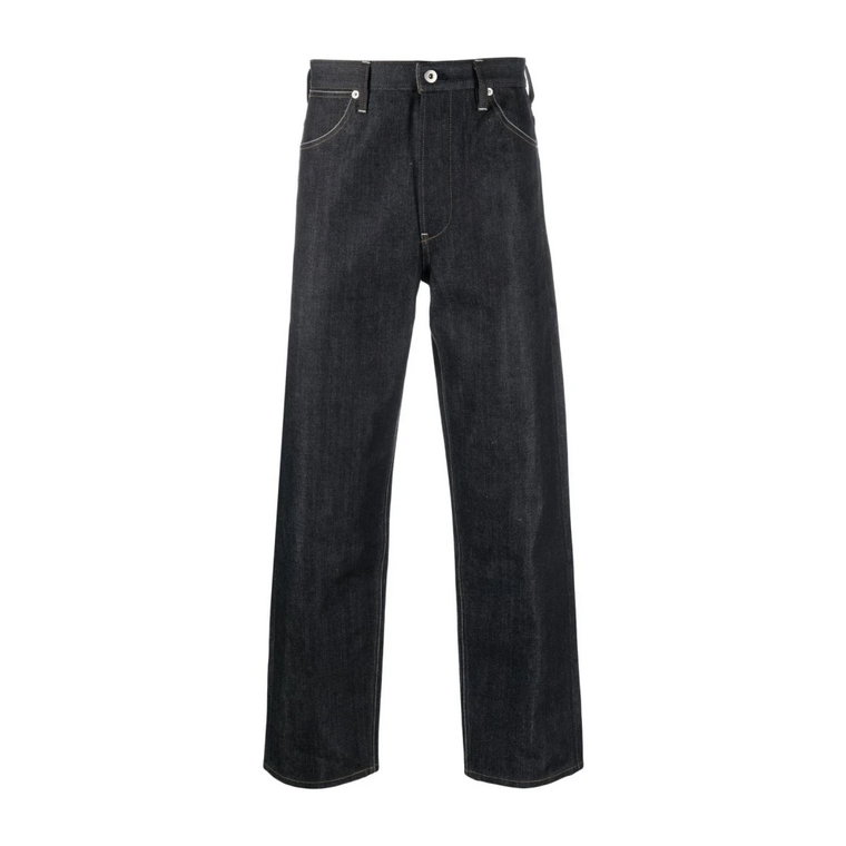 Niebieskie Straight-Cut Jeansy dla Mężczyzn Jil Sander