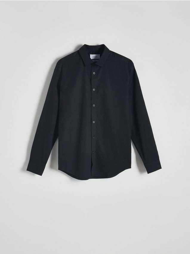 Reserved - Koszula slim fit - czarny