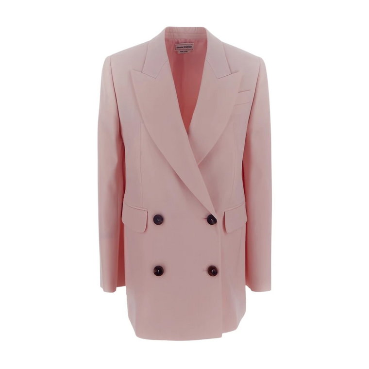 Oversize Blazer Kurtka, Klasyczny Styl Alexander McQueen