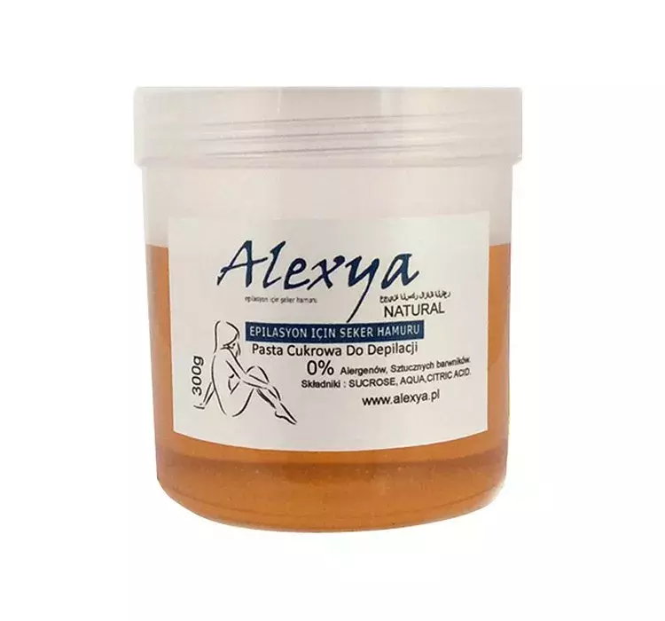 ALEXYA PASTA CUKROWA DO DEPILACJI 100% NATURALNA