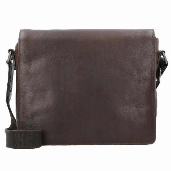 Leonhard Heyden Roma Messenger Leather 31 cm Komora na laptopa braun