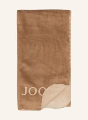 Joop! Pled Uni Doubleface braun