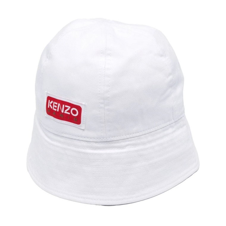 Biała czapka z logo Kenzo