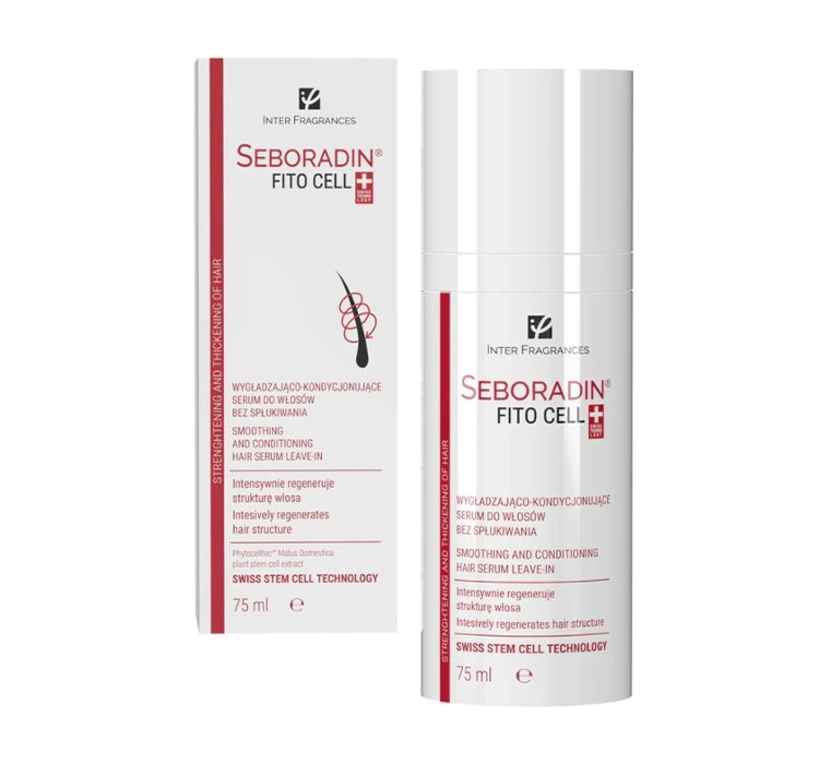 Seboradin Fitocell wygładzająco-kondycjonujące serum do włosów 75ml