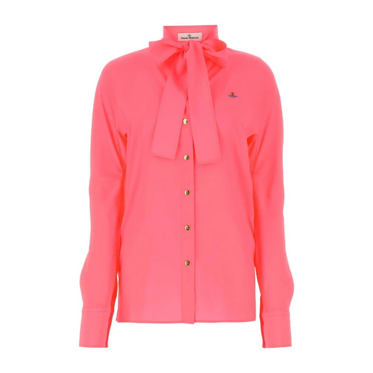 Fluo Pink Poliester Metro Shirt Vivienne Westwood