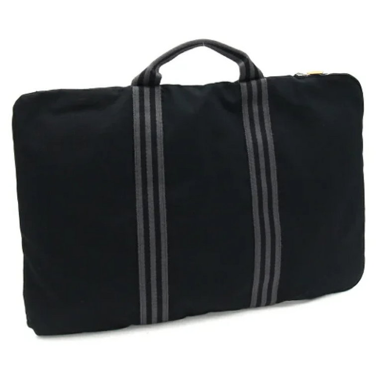 Pre-owned Cotton briefcases Hermès Vintage