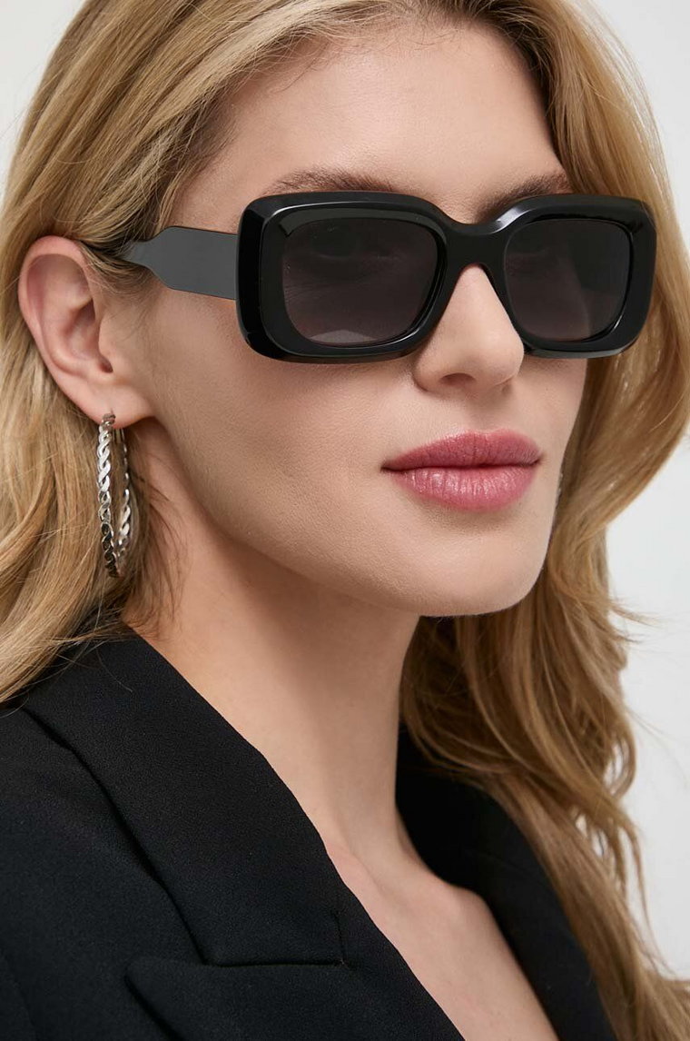 Marc Jacobs okulary przeciwsłoneczne damskie kolor czarny MARC 728/F/S