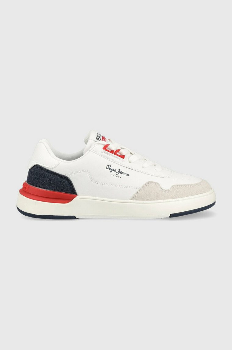 Pepe Jeans sneakersy dziecięce Baxter Boy Basket kolor biały