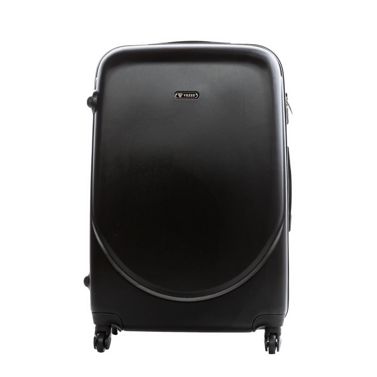 Mała walizka podróżna VEZZE z ABS-u Luksusowa CZARNA