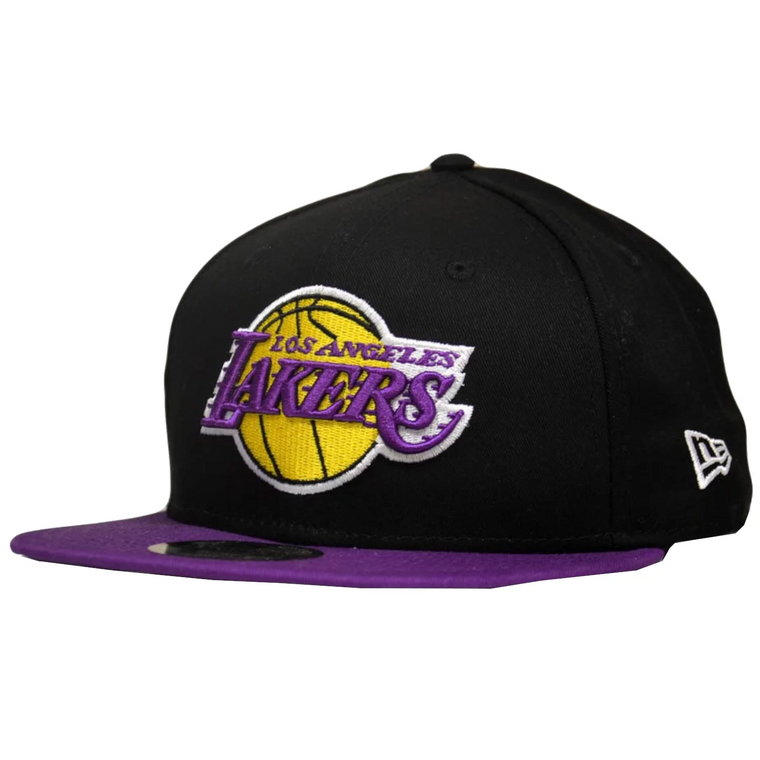 New Era 9FIFTY Los Angeles Lakers NBA Cap 12122724, Męskie, Czarne, czapki z daszkiem, bawełna, rozmiar: S/M