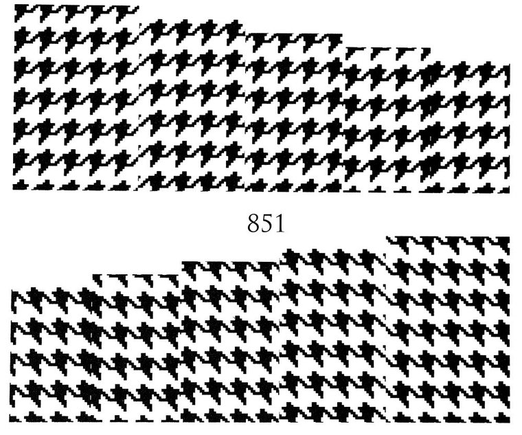 Naklejki wodne na paznokcie - nr 851