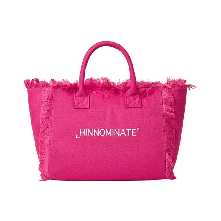 Fuchsia Bawełniana Torba Shopper Hinnominate