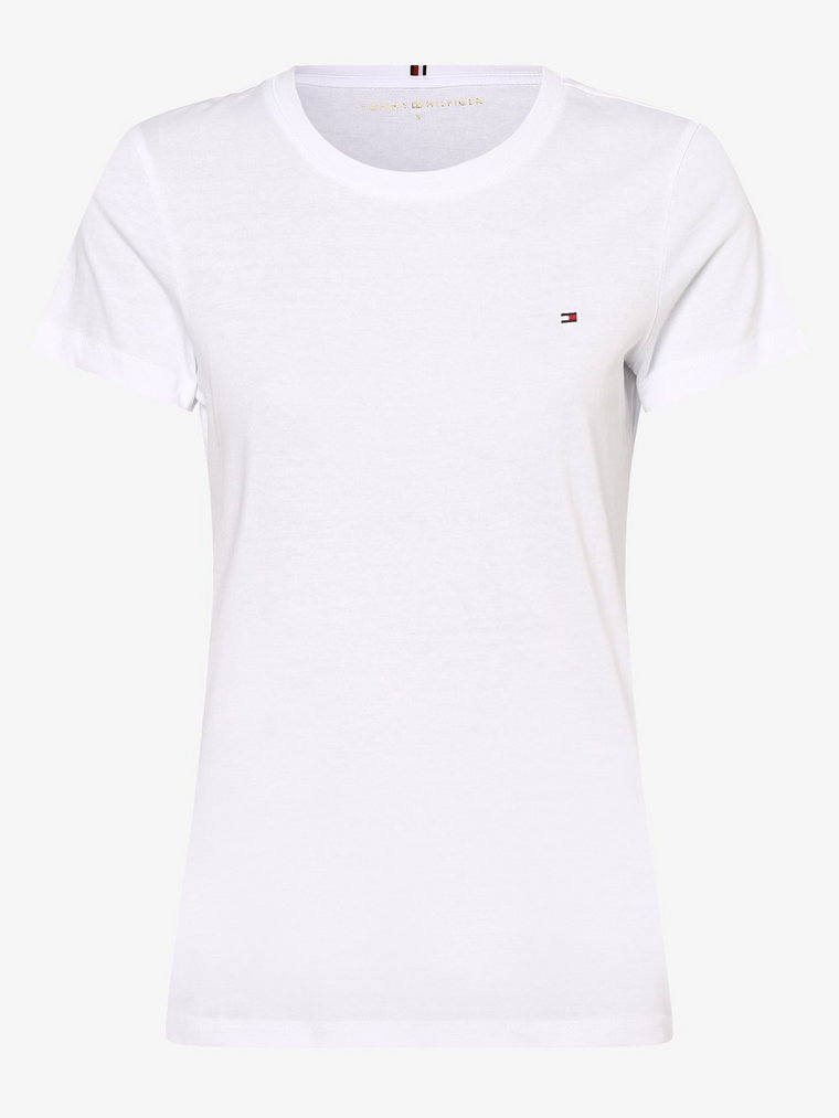 Tommy Hilfiger - T-shirt damski, biały