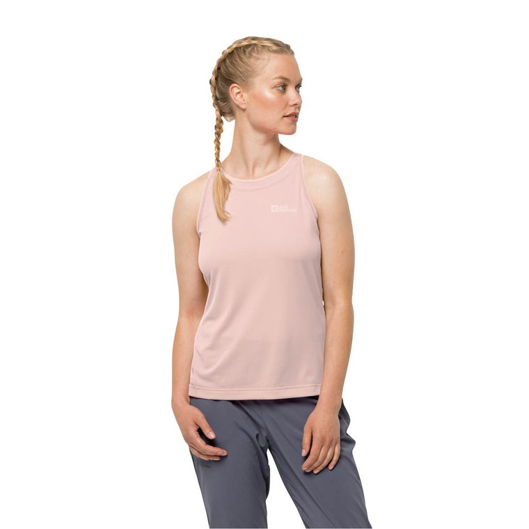 Top damski Jack Wolfskin PRELIGHT TANK W rose smoke - S