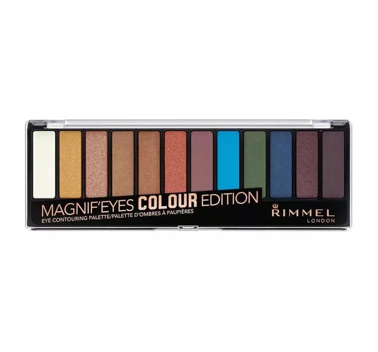 RIMMEL MAGNIFEYES PALETTE PALETA CIENI 004 COLOUR EDITION 14,16G